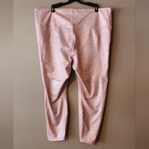 Fabletics Define Powerhold* High Waisted Mauve Pink Leggings Sz 3X EUC - Picture 3 of 5